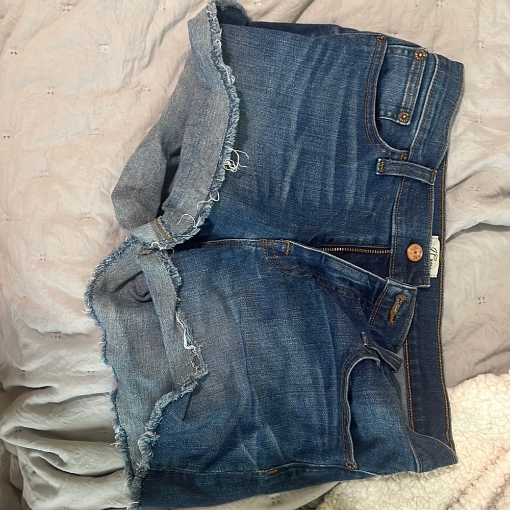 J Crew denim blue jean shorts
